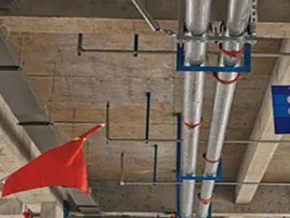沙河管廊支架的安装方法